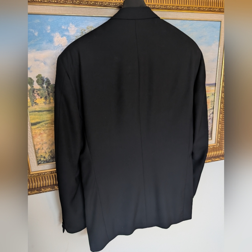 Lubiam Wool Made In Italy Black Full Tuxedo - Picture 2 of 16
